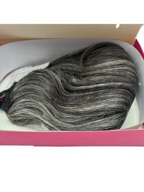 Hairdo 10in Au Naturel Waves Topper SS44/60 Salt Pepper Synthetic